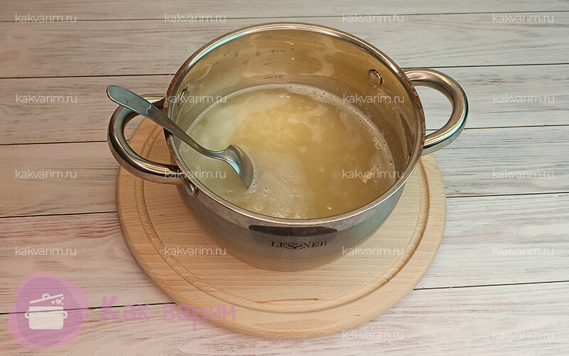 Фото 6 как варить рис в кастрюле