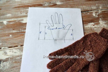 Как связать перчатки спицами, пошаговое описание