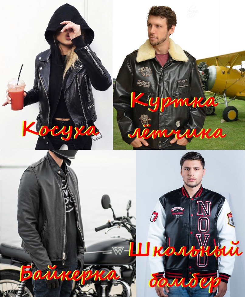 Основные типы курток Основные типы курток