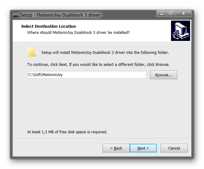 Установка MotioninJoy на компьютер