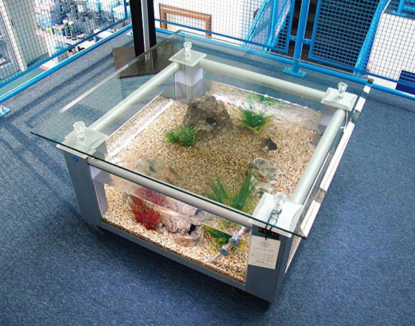 Нюансы размещения стола-аквариума, изготовление своими руками