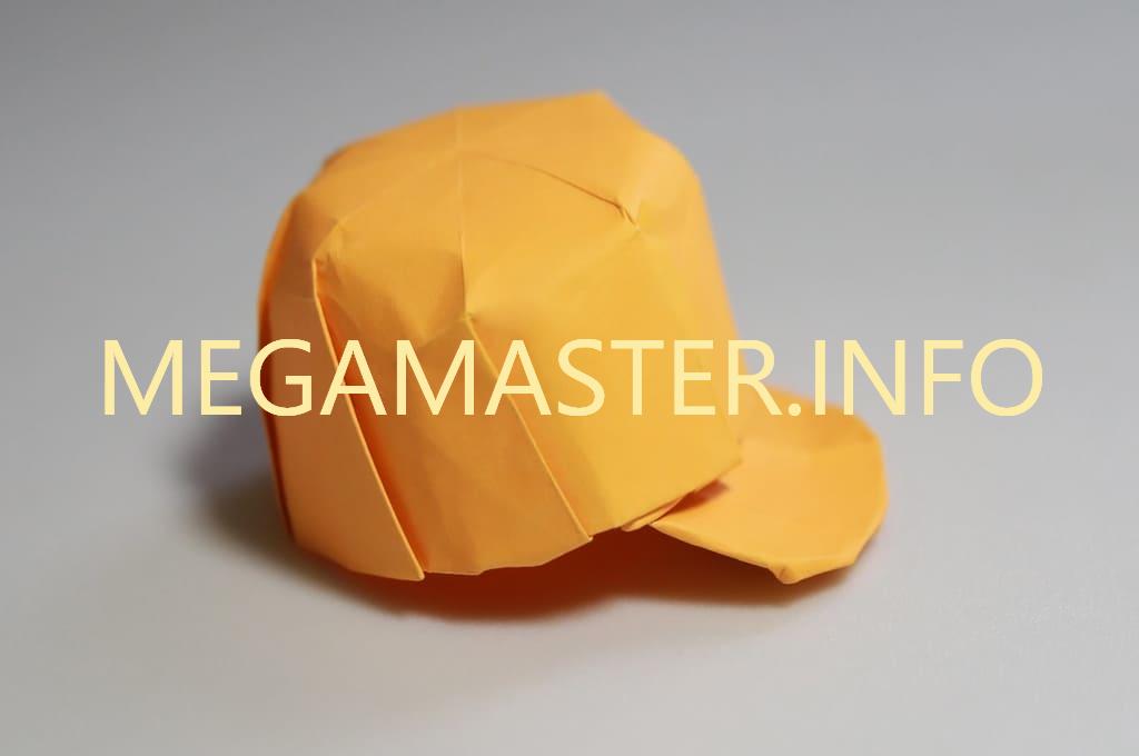 Классическая кепка оригами