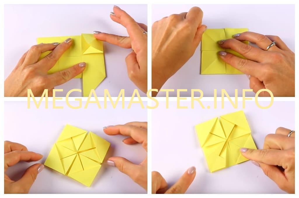 Корзинка в технике оригами (Шаг 3)