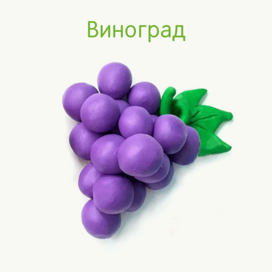 Фрукты из пластилина