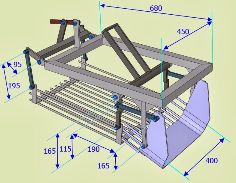 Как сделать картофелекопалку для мотоблока своими руками?
