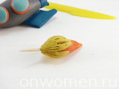 Ракета из пластилина