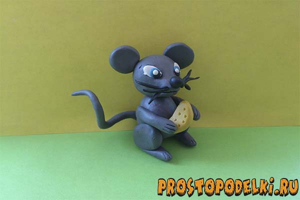 Мышка из пластилина-14