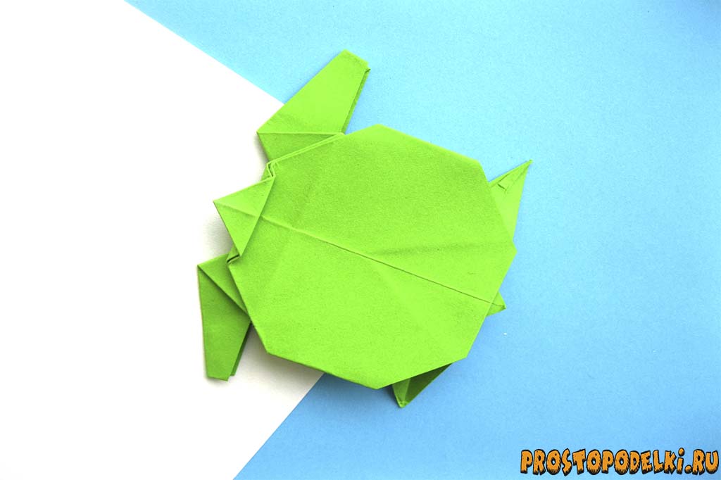 Оригами черепаха-title