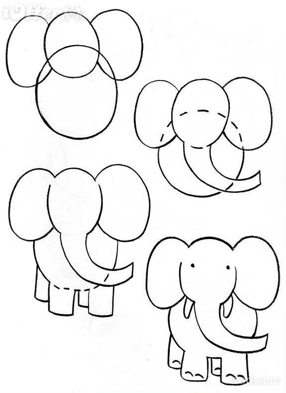 Как рисовать слона поэтапно, фото 6