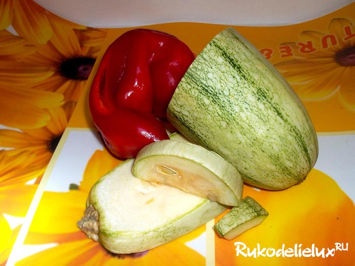 Черепаха из кабачка
