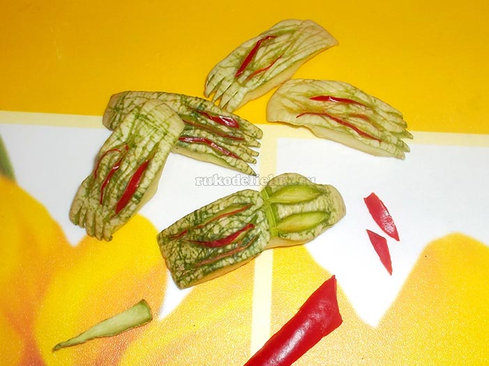 Черепаха из кабачка