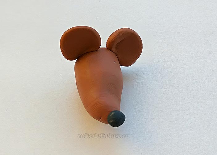 Мышка из пластилина