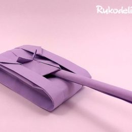 Как сделать танк оригами