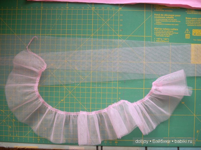 Мастер-класс: Юбка Туту для кукол Готц 50 см своими руками