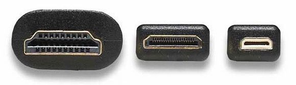 Виды HDMI разъемов