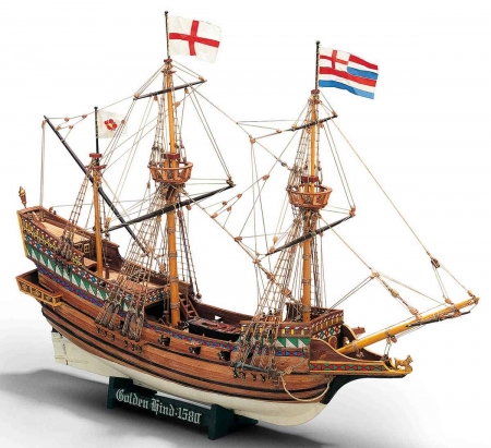 Чертежи галеона Golden Hind