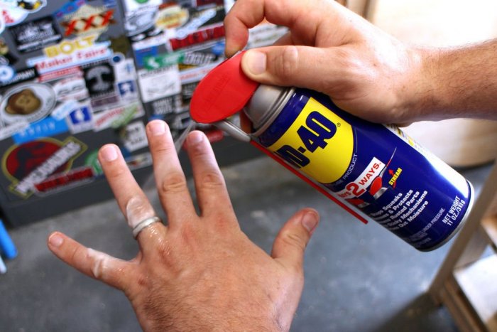 Необычное использование WD40