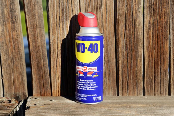 Необычное использование WD40