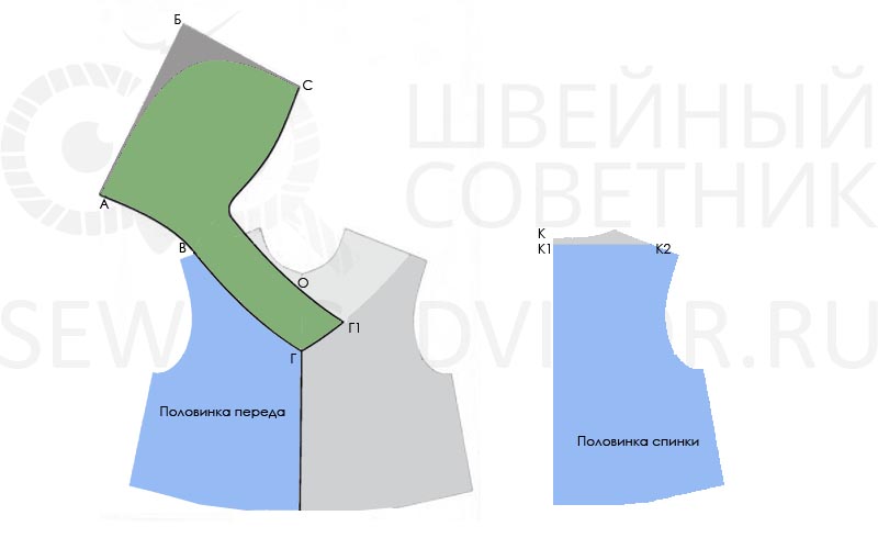 Детали жилета