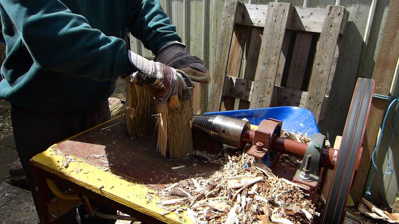 Механический колун для дров – изготовление и принцип работы .