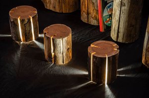Светильники на деревянной основе