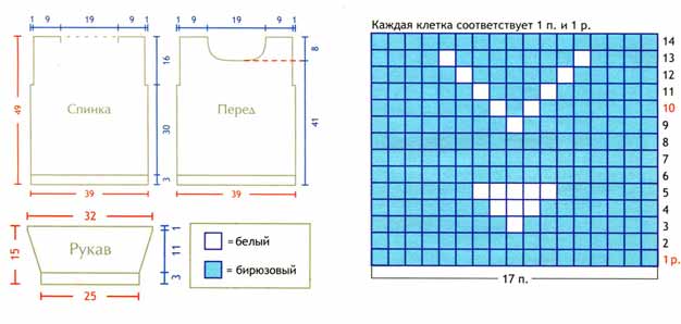 Как связать кофту для девочки