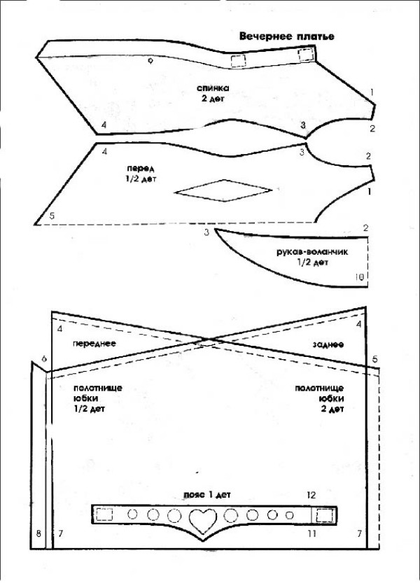 Платья для Барби своими руками - выкройки и схемы