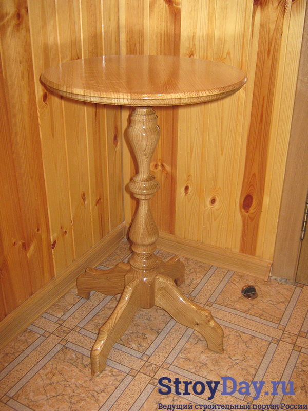 Кофейный столик из дерева своими руками