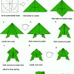 Прыгающая лягушка из бумаги своими руками мастер класс