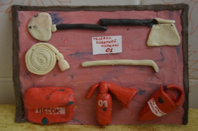 поделка в детский сад по пожарной безопасности004