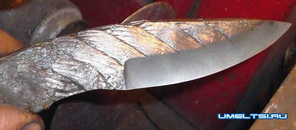Нож из стального троса