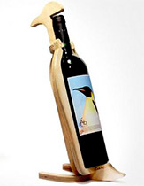 стеллаж подставка для бутылки вина пингвин Conte Bleu фото