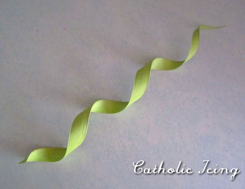 how to make a palm spiral from palm sunday palms