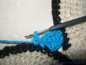 Вязание коврика. Японская техника 5