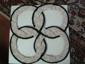 Вязание коврика. Японская техника 3