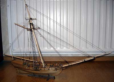 Готовая модель парусника Virginia Armed Sloop