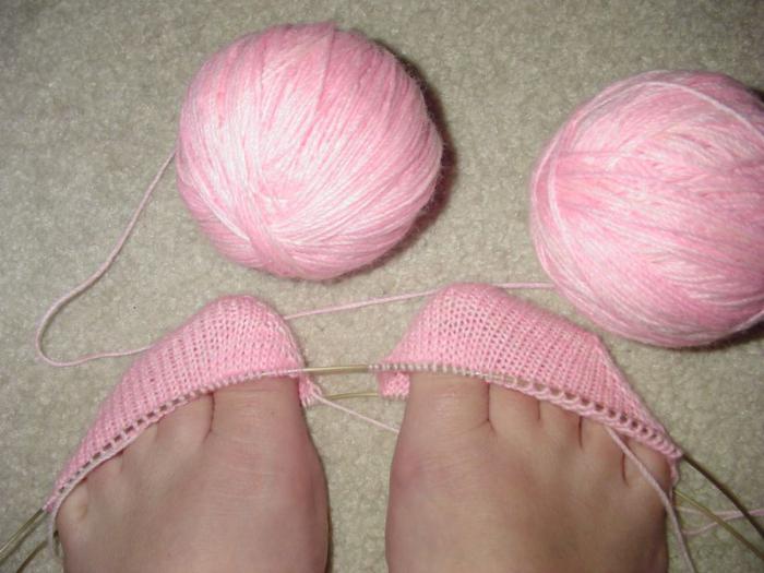 как вязать носки спицами 