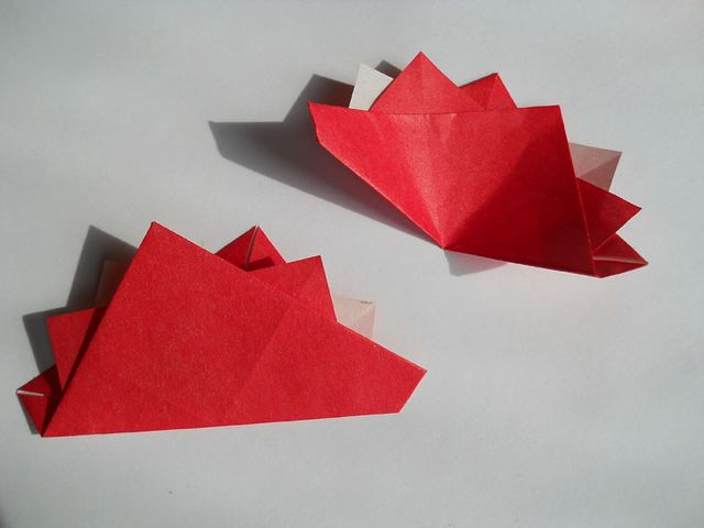 Простые и красивые тюльпаны оригами ﻿