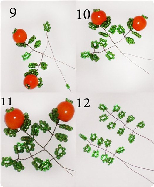 как плести дерево из бисера