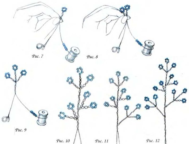 дерево из бисера